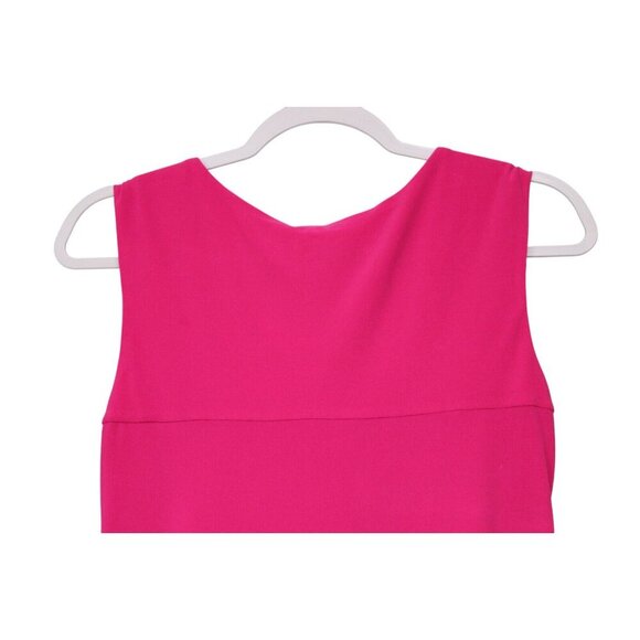 Joseph Ribkoff Tunic Blouse Size 6 Sleeveless Fuschia Career Business Workwear - Picture 9 of 11